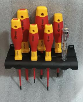 Набор отверток изолированных до 1000V 8 пр.пластиковая стойка Kamatools 0200652