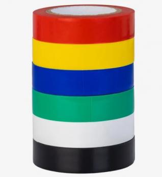 Набор изолент 6 цветов 0,15х15 5м Kamatools PVC151505SET6